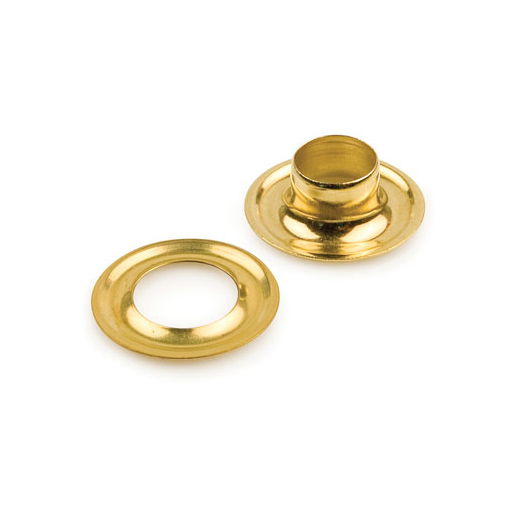 #2 Self Piercing Brass Grommets (Stimpson) - 500 set