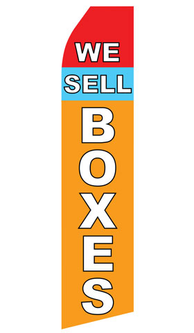 We Sell Boxes Econo Stock Flag