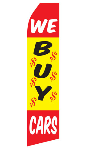 We Buy Cars Econo Stock Flag