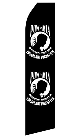 Pow Mia You Are Not Forgotten Econo Stock Flag