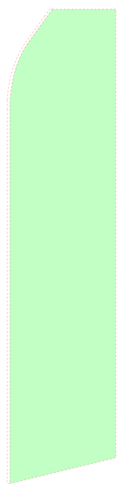 Light Green Econo Stock Flag