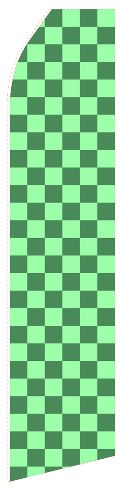 Light Green Grid Econo Stock Flag